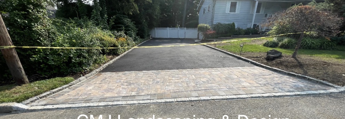Driveway project by CMJ Landscaping